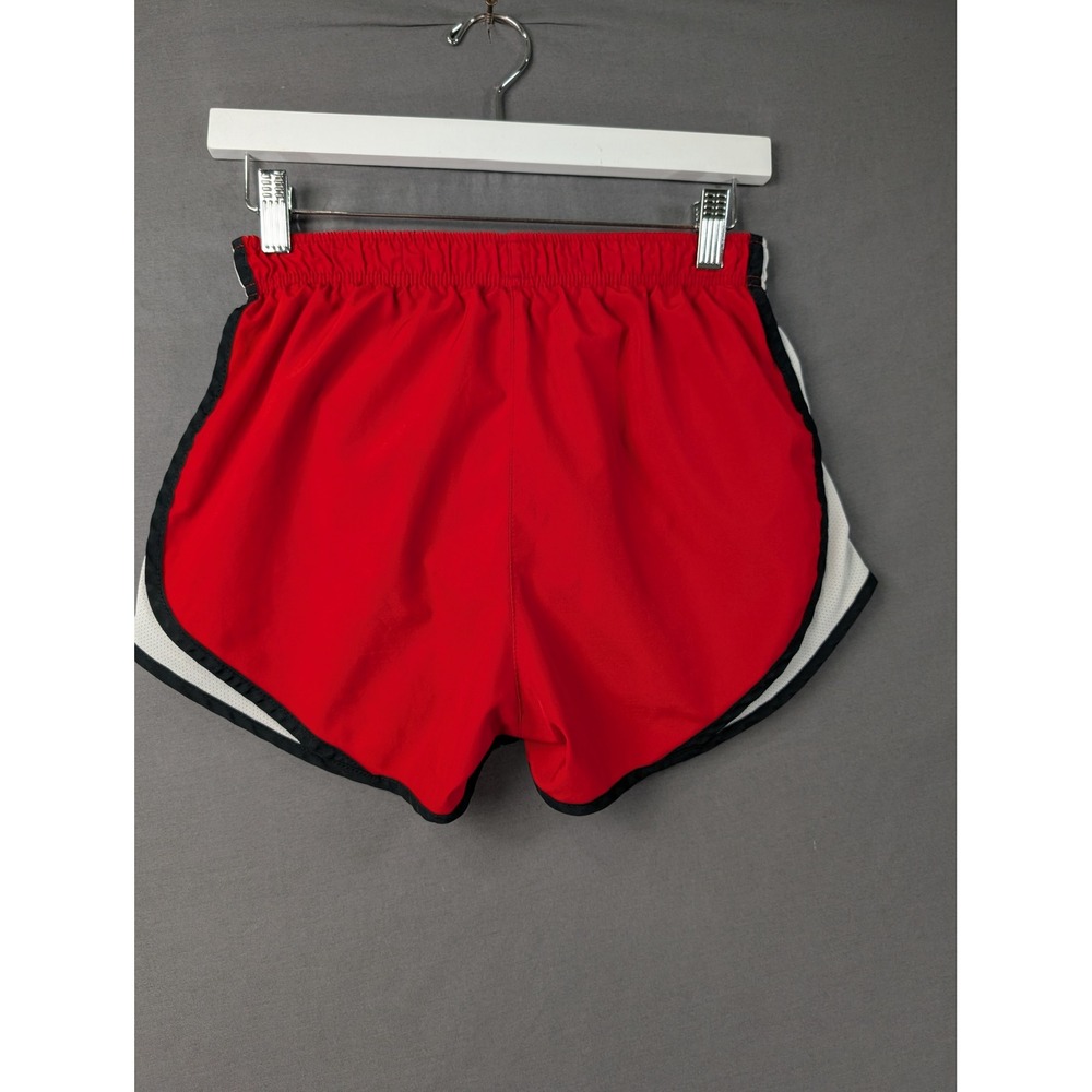 Nike Womens Dry Fit Red White Running Shorts 848276-657 Size XS - Picture 2 of 8